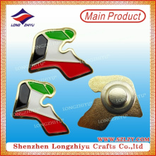 UAE-Flagge Metall geprägte Abzeichen Pins mit Gold für Custom Design